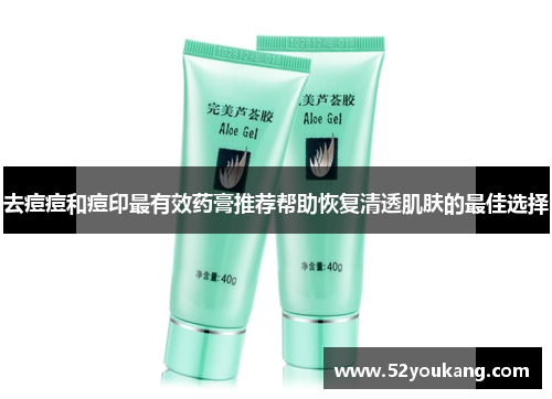 去痘痘和痘印最有效药膏推荐帮助恢复清透肌肤的最佳选择